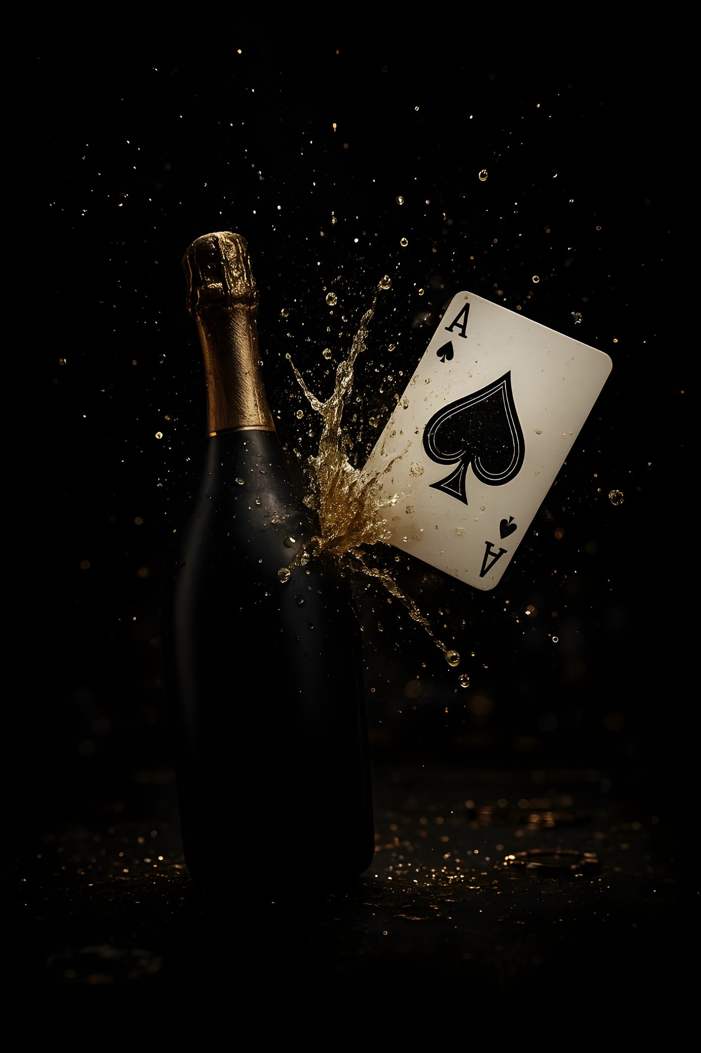 Custom Playing Cards – Champagne Blast