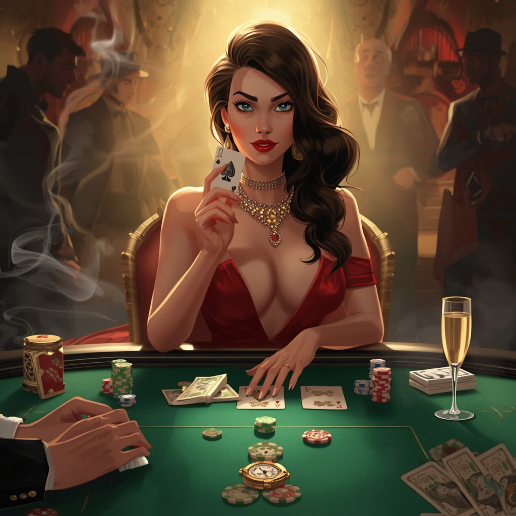 Custom Playing Cards – The Queen Of Sin