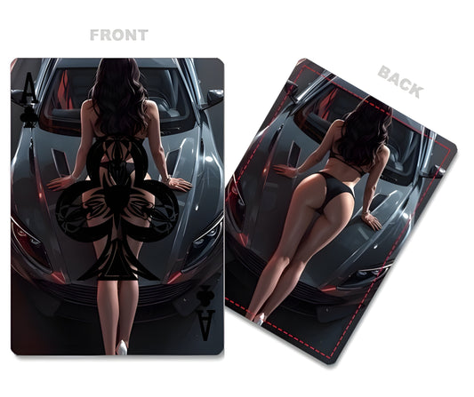 Custom Playing Cards – Grey and Noir