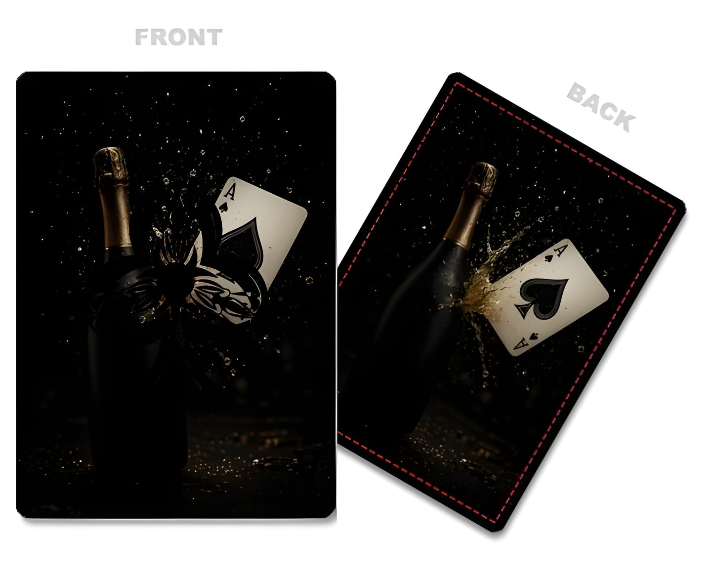 Custom Playing Cards – Champagne Blast